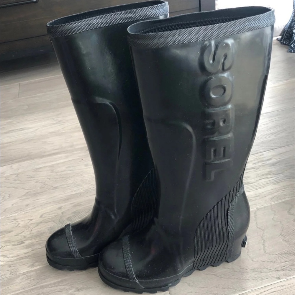 Joan of Arctic Tall Rain Boots, Size Womens 8 - Picture 2 of 7